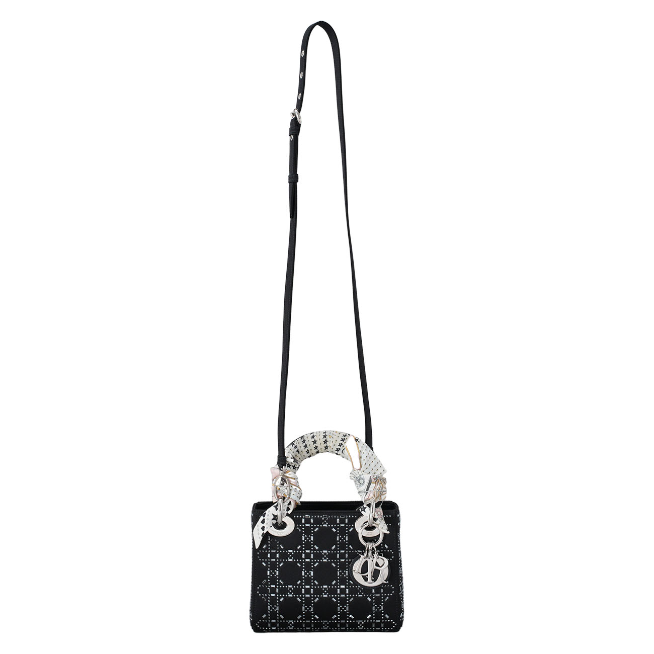 CHRISTIAN DIOR(USED)크리스찬 디올 시즌 새틴 레이디 백 미니